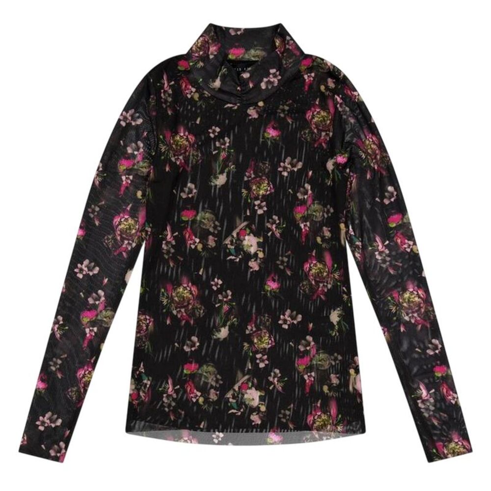 Ted Baker Womens/Ladies Flowers High-Neck Top / Black